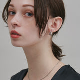 ciite' シーテ ピアス（両耳用） 【 金属アレルギー対応 】 ねじりフープピアス サージカルステンレス (両耳用)