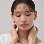 ciite' シーテ ピアス（両耳用） 【 金属アレルギー対応 】 ねじりフープピアス サージカルステンレス (両耳用)