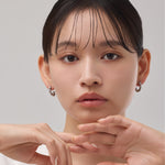 ciite' シーテ ピアス（両耳用） 【 金属アレルギー対応 】 ねじりフープピアス サージカルステンレス (両耳用)