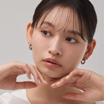 ciite' シーテ ピアス（両耳用） 【 金属アレルギー対応 】 ねじりフープピアス サージカルステンレス (両耳用)