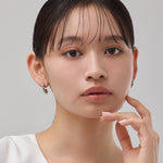 ciite' シーテ ピアス（両耳用） 【 金属アレルギー対応 】 ねじりフープピアス サージカルステンレス (両耳用)