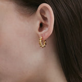 ciite' シーテ ピアス（両耳用） 【 金属アレルギー対応 】 ねじりフープピアス サージカルステンレス (両耳用)