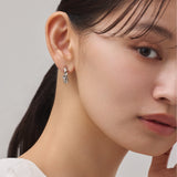 ciite' シーテ ピアス（両耳用） 【 金属アレルギー対応 】 ねじりフープピアス サージカルステンレス (両耳用)