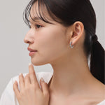 ciite' シーテ ピアス（両耳用） 【 金属アレルギー対応 】 ねじりフープピアス サージカルステンレス (両耳用)