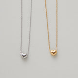 ciite' シーテ ネックレス 【 金属アレルギー対応 】 ミニハートネックレス サージカルステンレス