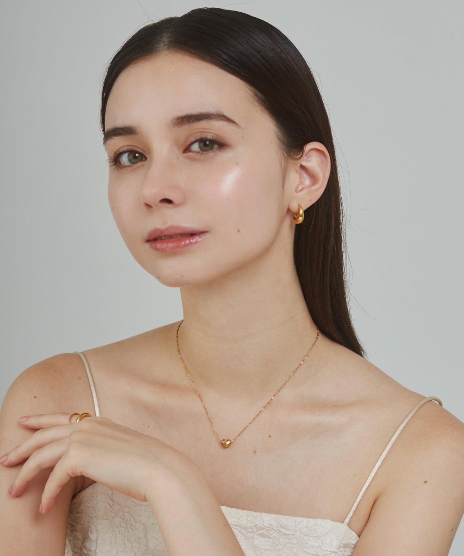 ciite' シーテ ネックレス 【 金属アレルギー対応 】 ミニハートネックレス サージカルステンレス