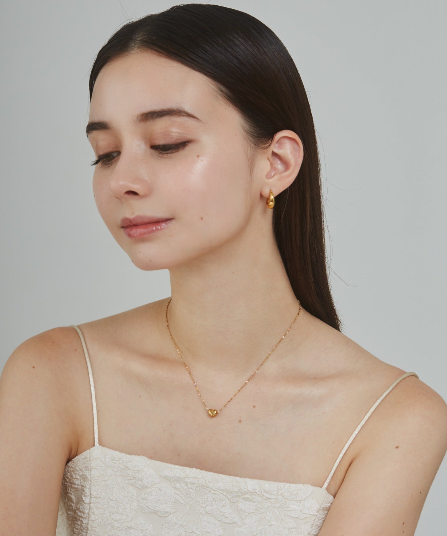 ciite' シーテ ネックレス 【 金属アレルギー対応 】 ミニハートネックレス サージカルステンレス