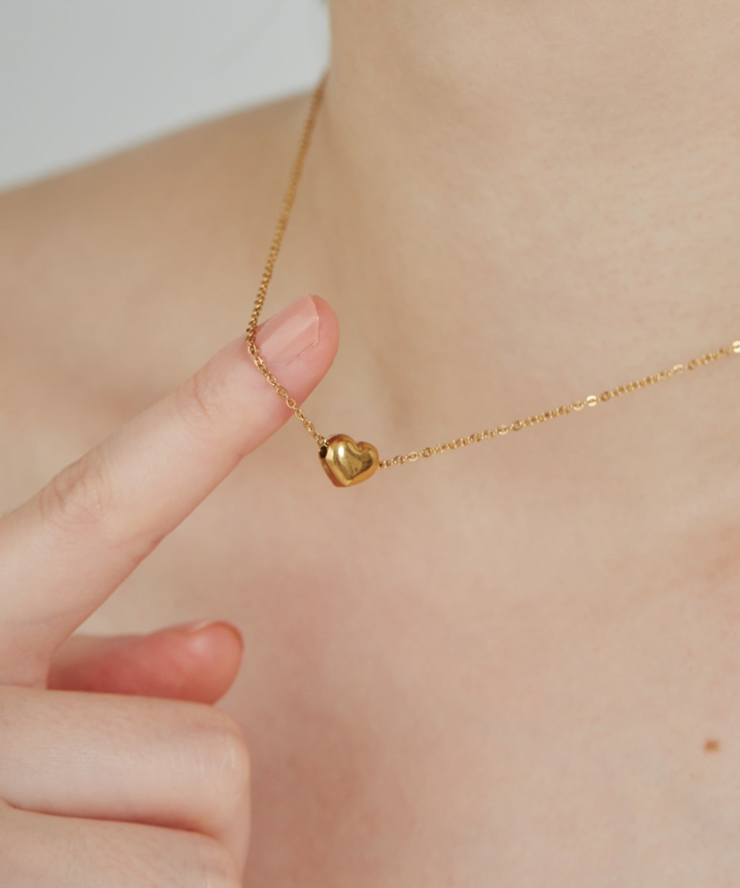 ciite' シーテ ネックレス 【 金属アレルギー対応 】 ミニハートネックレス サージカルステンレス