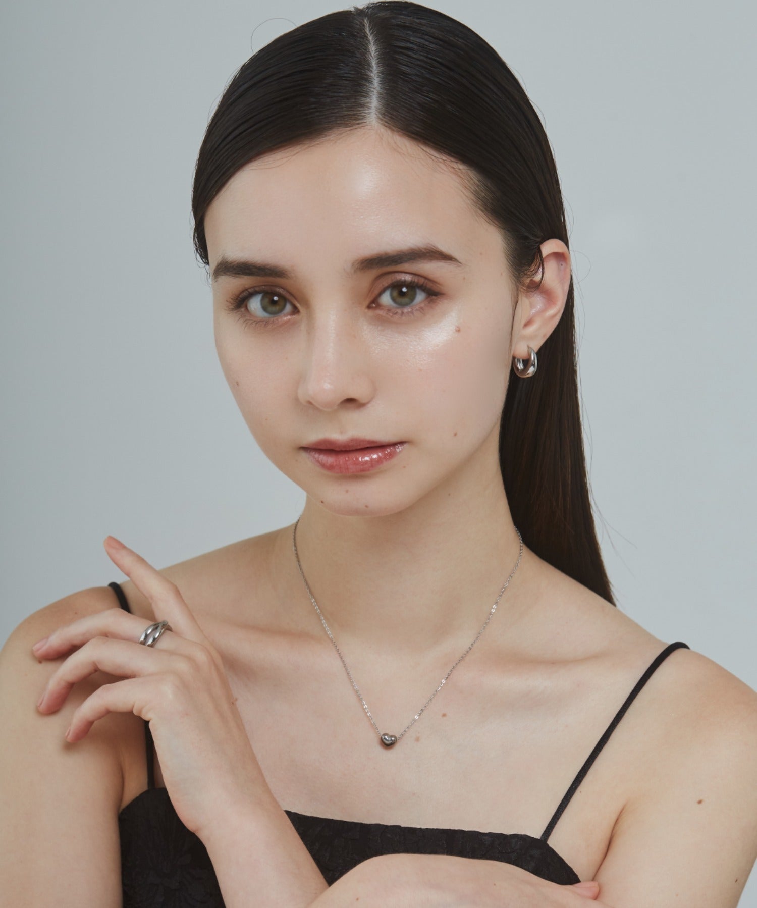 ciite' シーテ ネックレス 【 金属アレルギー対応 】 ミニハートネックレス サージカルステンレス