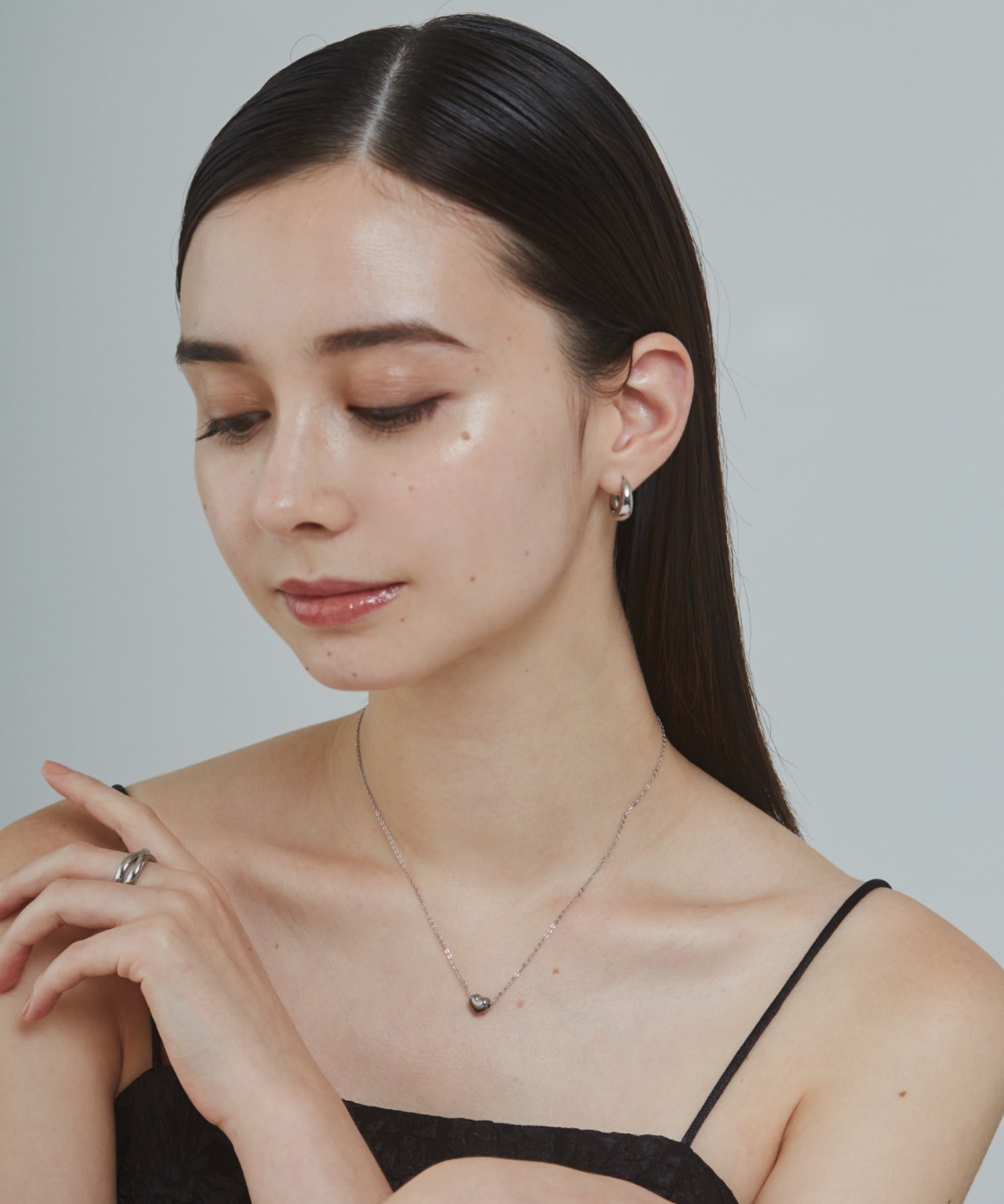 ciite' シーテ ネックレス 【 金属アレルギー対応 】 ミニハートネックレス サージカルステンレス