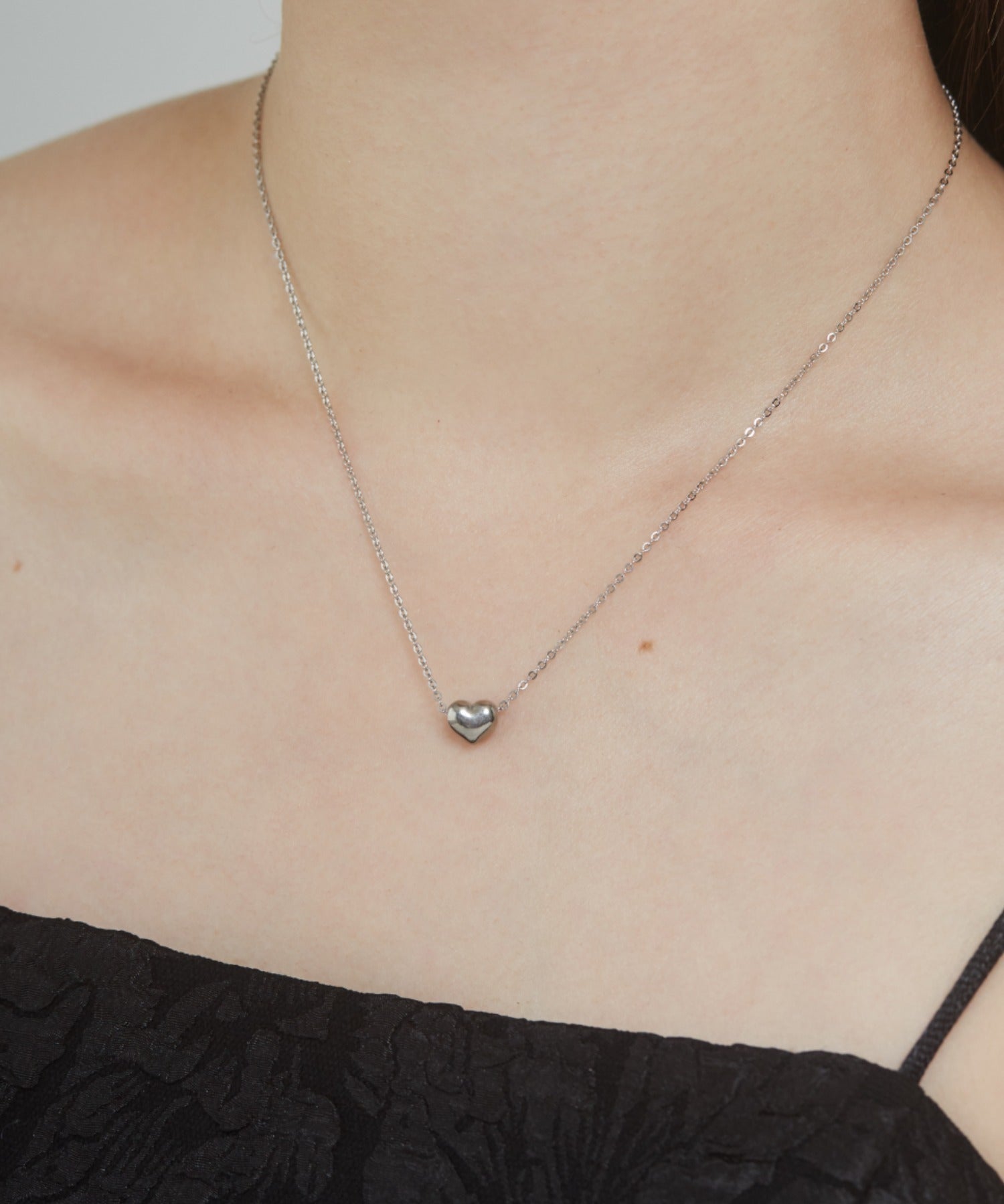 ciite' シーテ ネックレス 【 金属アレルギー対応 】 ミニハートネックレス サージカルステンレス