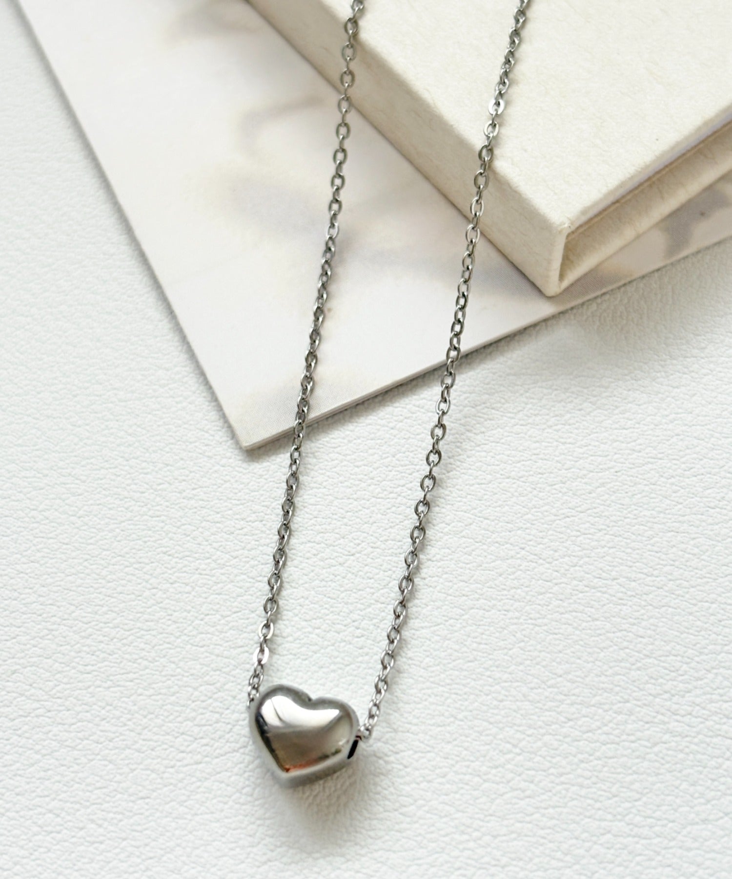 ciite' シーテ ネックレス 【 金属アレルギー対応 】 ミニハートネックレス サージカルステンレス