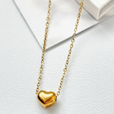 ciite' シーテ ネックレス 【 金属アレルギー対応 】 ミニハートネックレス サージカルステンレス