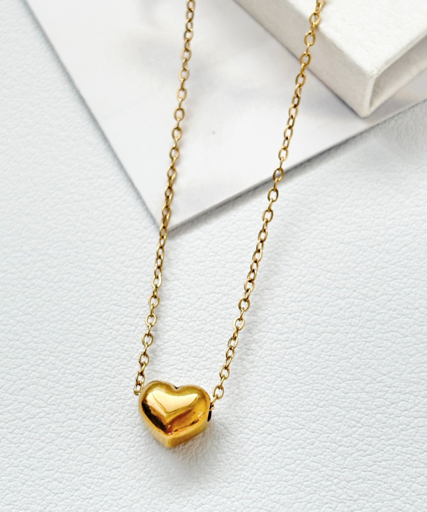 ciite' シーテ ネックレス 【 金属アレルギー対応 】 ミニハートネックレス サージカルステンレス