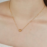 ciite' シーテ ネックレス 【 金属アレルギー対応 】 ミニハートネックレス サージカルステンレス