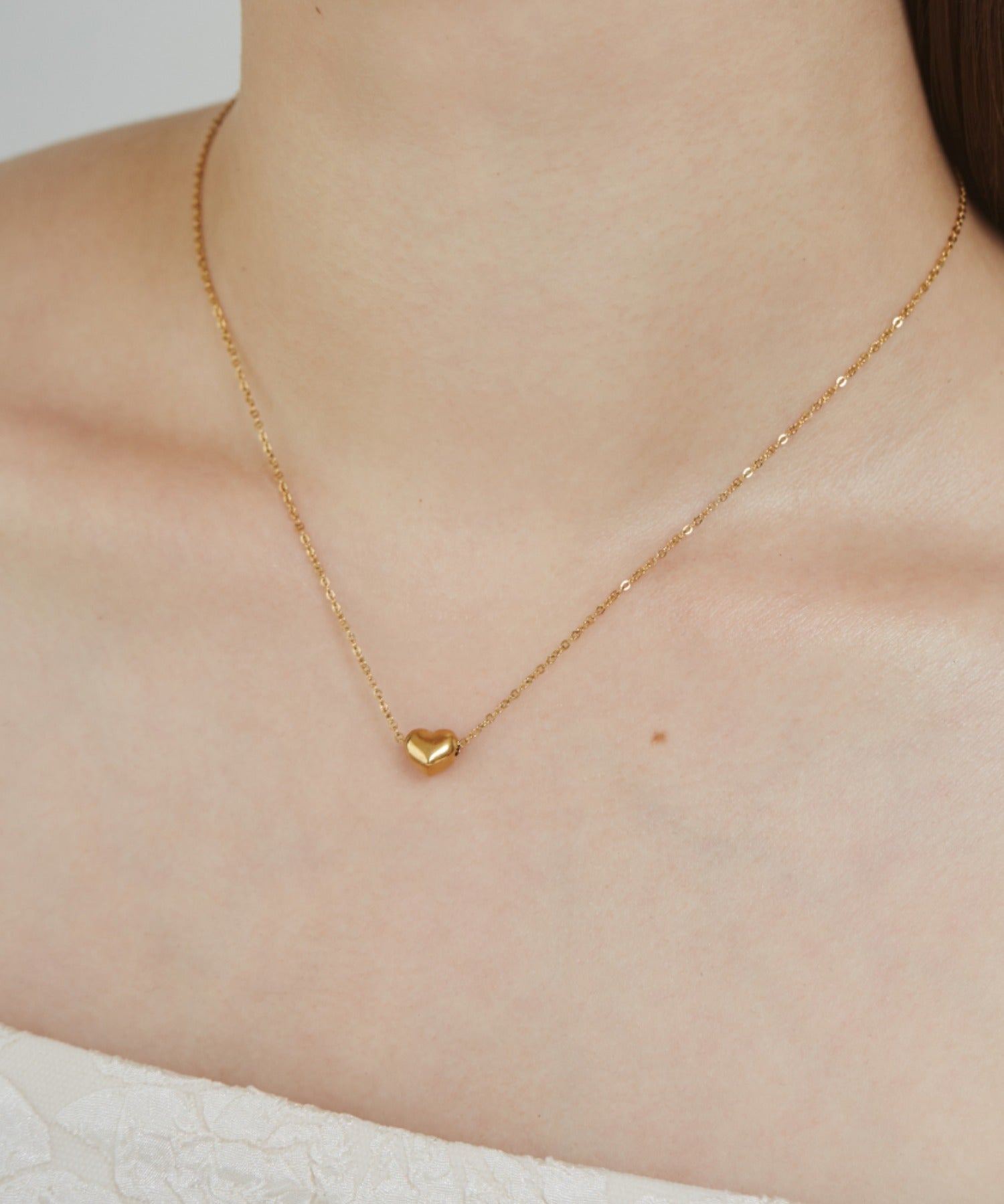 ciite' シーテ ネックレス 【 金属アレルギー対応 】 ミニハートネックレス サージカルステンレス