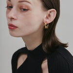 ciite' シーテ イヤリング 【 金属アレルギー対応 】 デザインフープイヤリング サージカルステンレス (両耳用)