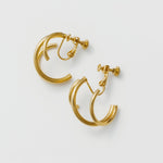 ciite' シーテ イヤリング 【 金属アレルギー対応 】 デザインフープイヤリング サージカルステンレス (両耳用)