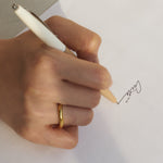 ciite' シーテ リング 【 金属アレルギー対応 】 ニュアンスリング サージカルステンレス ゴールド