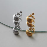 ciite' シーテ イヤリング 【 金属アレルギー対応 】 ぷっくりマットイヤリング サージカルステンレス (両耳用)