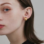 ciite' シーテ イヤリング 【 金属アレルギー対応 】 ぷっくりマットイヤリング サージカルステンレス (両耳用)