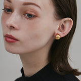 ciite' シーテ イヤリング 【 金属アレルギー対応 】 ぷっくりマットイヤリング サージカルステンレス (両耳用)