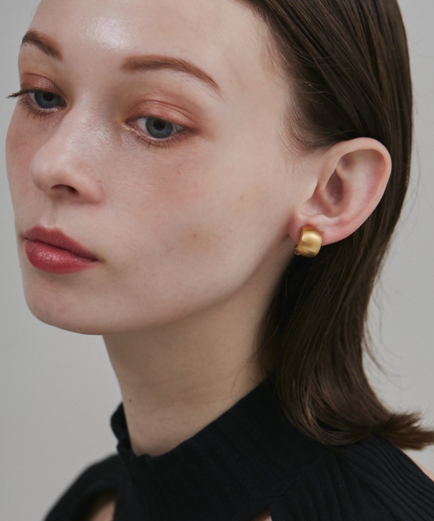 ciite' シーテ イヤリング 【 金属アレルギー対応 】 ぷっくりマットイヤリング サージカルステンレス (両耳用)