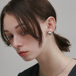 ciite' シーテ イヤリング 【 金属アレルギー対応 】 ぷっくりマットイヤリング サージカルステンレス (両耳用)