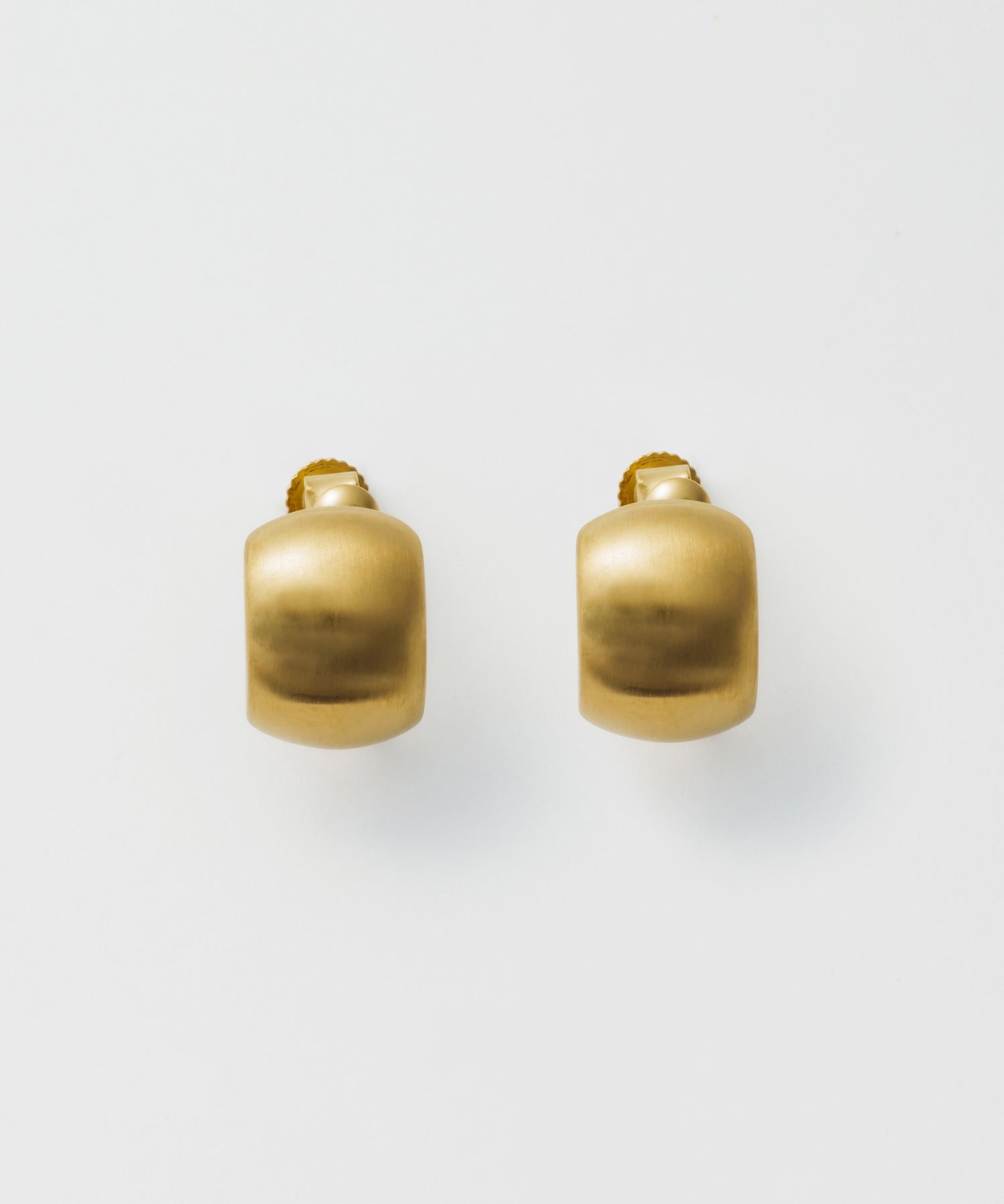 ciite' シーテ イヤリング 【 金属アレルギー対応 】 ぷっくりマットイヤリング サージカルステンレス (両耳用)