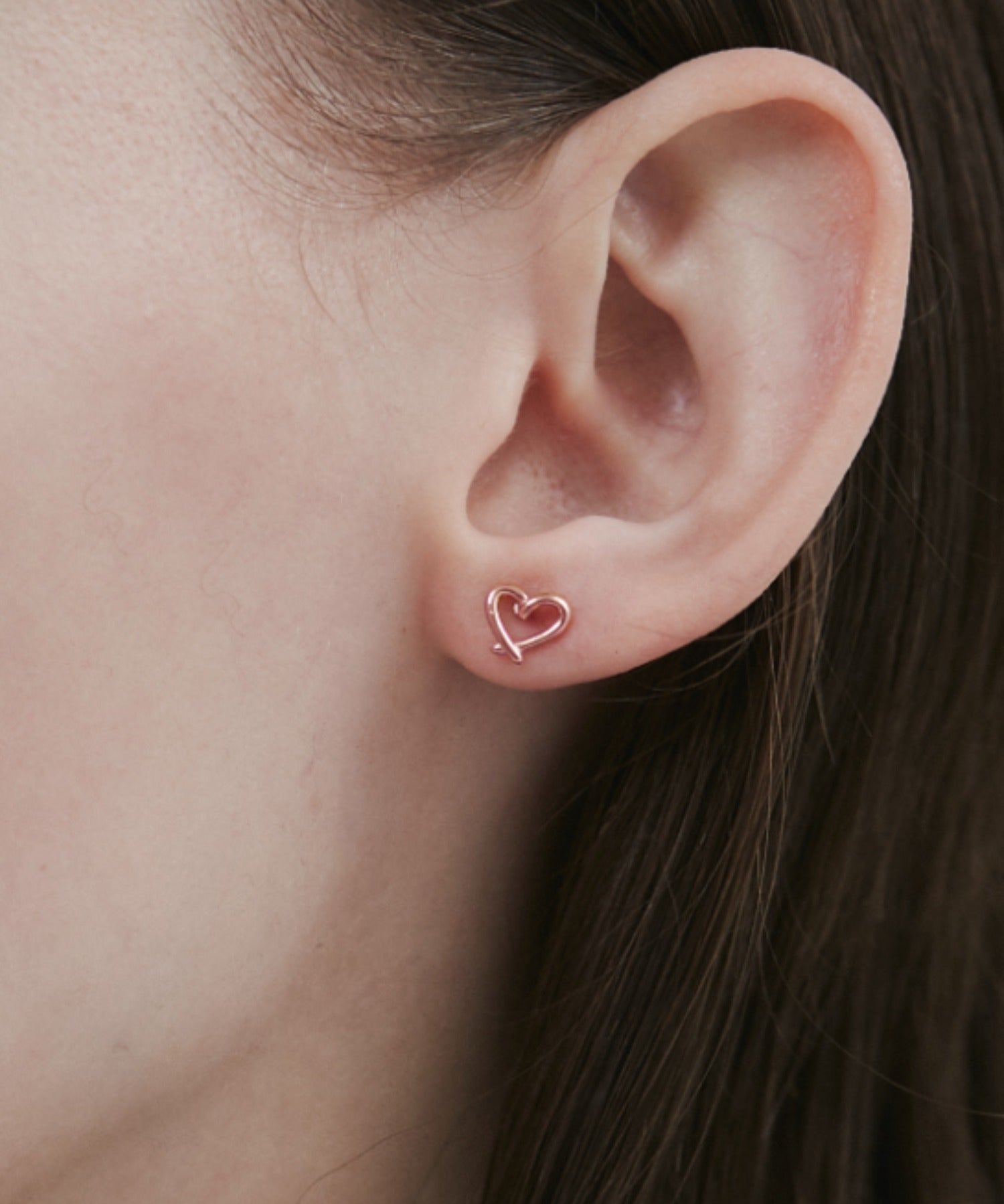 ciite' シーテ ピアス（両耳用） 【 金属アレルギー対応 】 ミニハートピアス サージカルステンレス (両耳用)