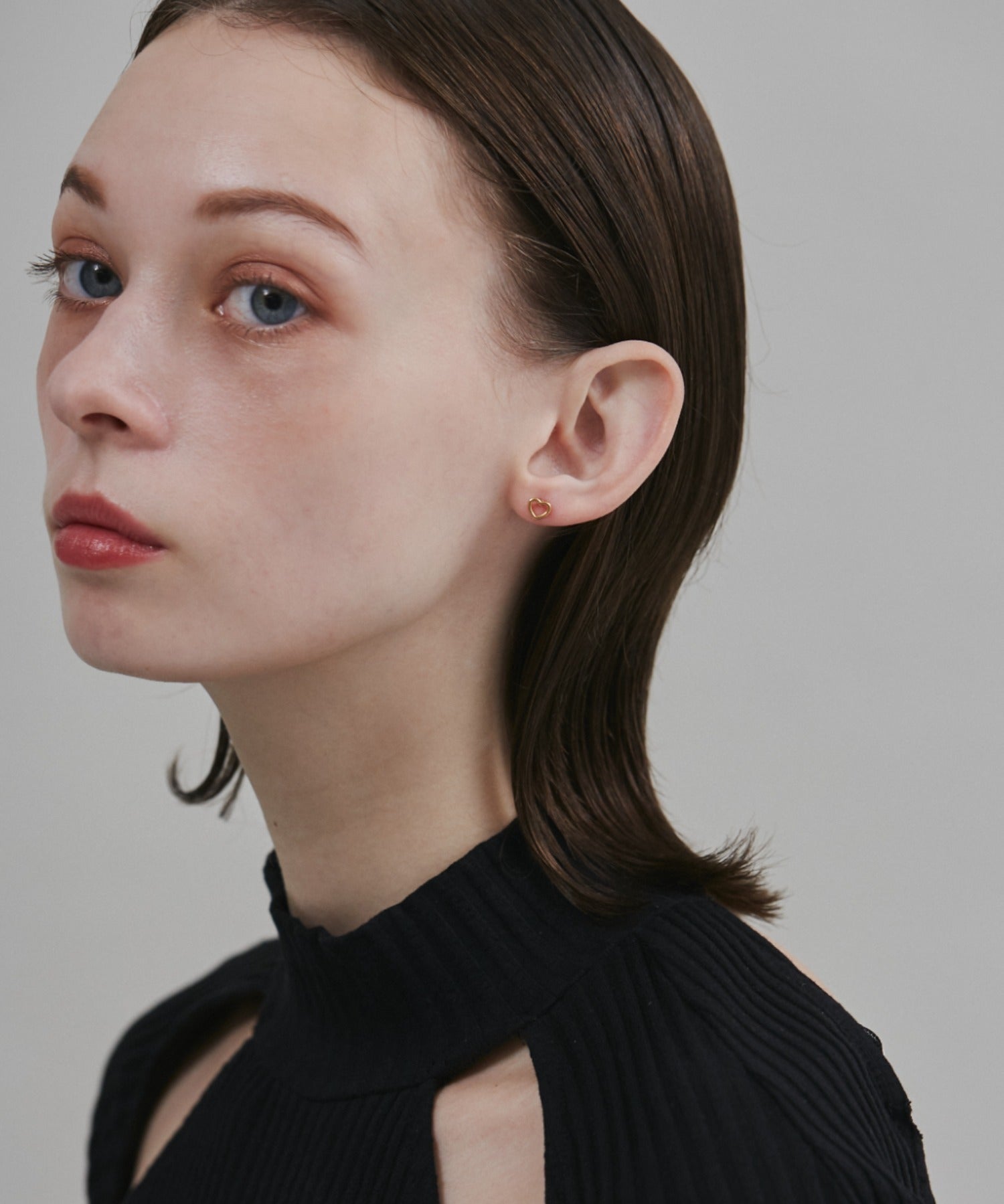 ciite' シーテ ピアス（両耳用） 【 金属アレルギー対応 】 シンプル ミニハートピアス サージカルステンレス (両耳用)