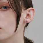 ciite' シーテ ピアス（両耳用） 【 金属アレルギー対応 】 シンプル ミニハートピアス サージカルステンレス (両耳用)