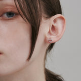 ciite' シーテ ピアス（両耳用） 【 金属アレルギー対応 】 シンプル ミニハートピアス サージカルステンレス (両耳用)
