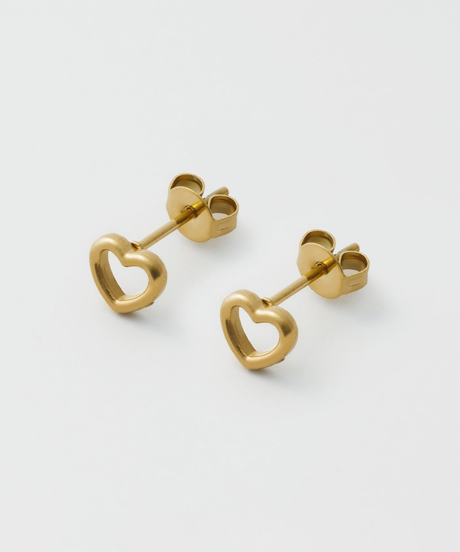 ciite' シーテ ピアス（両耳用） 【 金属アレルギー対応 】 シンプル ミニハートピアス サージカルステンレス (両耳用)