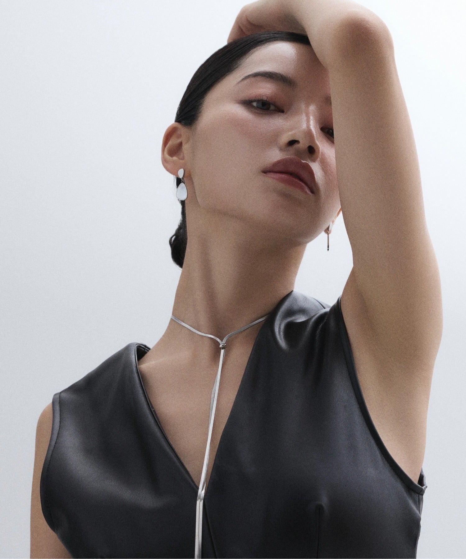 ciite' シーテ ネックレス 【 金属アレルギー対応 】 スネークチェーン ロングネックレス サージカルステンレス