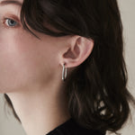 ciite' シーテ ピアス（両耳用） 【 金属アレルギー対応 】 オーバルフープピアス サージカルステンレス (両耳用)