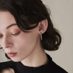 ciite' シーテ ピアス（両耳用） 【 金属アレルギー対応 】 オーバルフープピアス サージカルステンレス (両耳用)