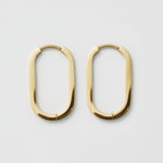 ciite' シーテ ピアス（両耳用） 【 金属アレルギー対応 】 オーバルフープピアス サージカルステンレス (両耳用)