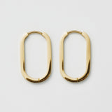 ciite' シーテ ピアス（両耳用） 【 金属アレルギー対応 】 オーバルフープピアス サージカルステンレス (両耳用)