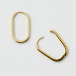 ciite' シーテ ピアス（両耳用） 【 金属アレルギー対応 】 オーバルフープピアス サージカルステンレス (両耳用)