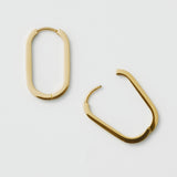 ciite' シーテ ピアス（両耳用） 【 金属アレルギー対応 】 オーバルフープピアス サージカルステンレス (両耳用)