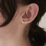 ciite' シーテ ピアス（両耳用） 【 金属アレルギー対応 】 ミニハートピアス サージカルステンレス (両耳用) ゴールド FREE