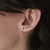 ciite' シーテ ピアス（両耳用） 【 金属アレルギー対応 】 ミニバタフライモチーフピアス サージカルステンレス (両耳用) シルバー FREE
