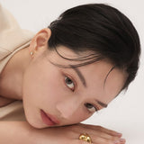 ciite' シーテ ピアス（両耳用） 【 金属アレルギー対応 】 ビジューサークル ミニピアス サージカルステンレス (両耳用)