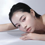 ciite' シーテ ピアス（両耳用） 【 金属アレルギー対応 】 ニュアンスサークルピアス サージカルステンレス (両耳用)