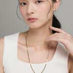 ciite' シーテ ネックレス 【 金属アレルギー対応 】 2mm スネークネックレス サージカルステンレス 56～61cm