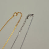 ciite' シーテ ネックレス 【 金属アレルギー対応 】 2mm スネークネックレス サージカルステンレス 56～61cm