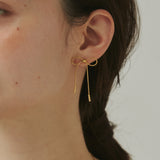 ciite' シーテ ピアス（両耳用） 【 金属アレルギー対応 】 リボンデザインピアス サージカルステンレス (両耳用)