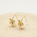 ciite' シーテ ピアス（両耳用） 【 金属アレルギー対応 】 リボンパールピアス サージカルステンレス (両耳用)