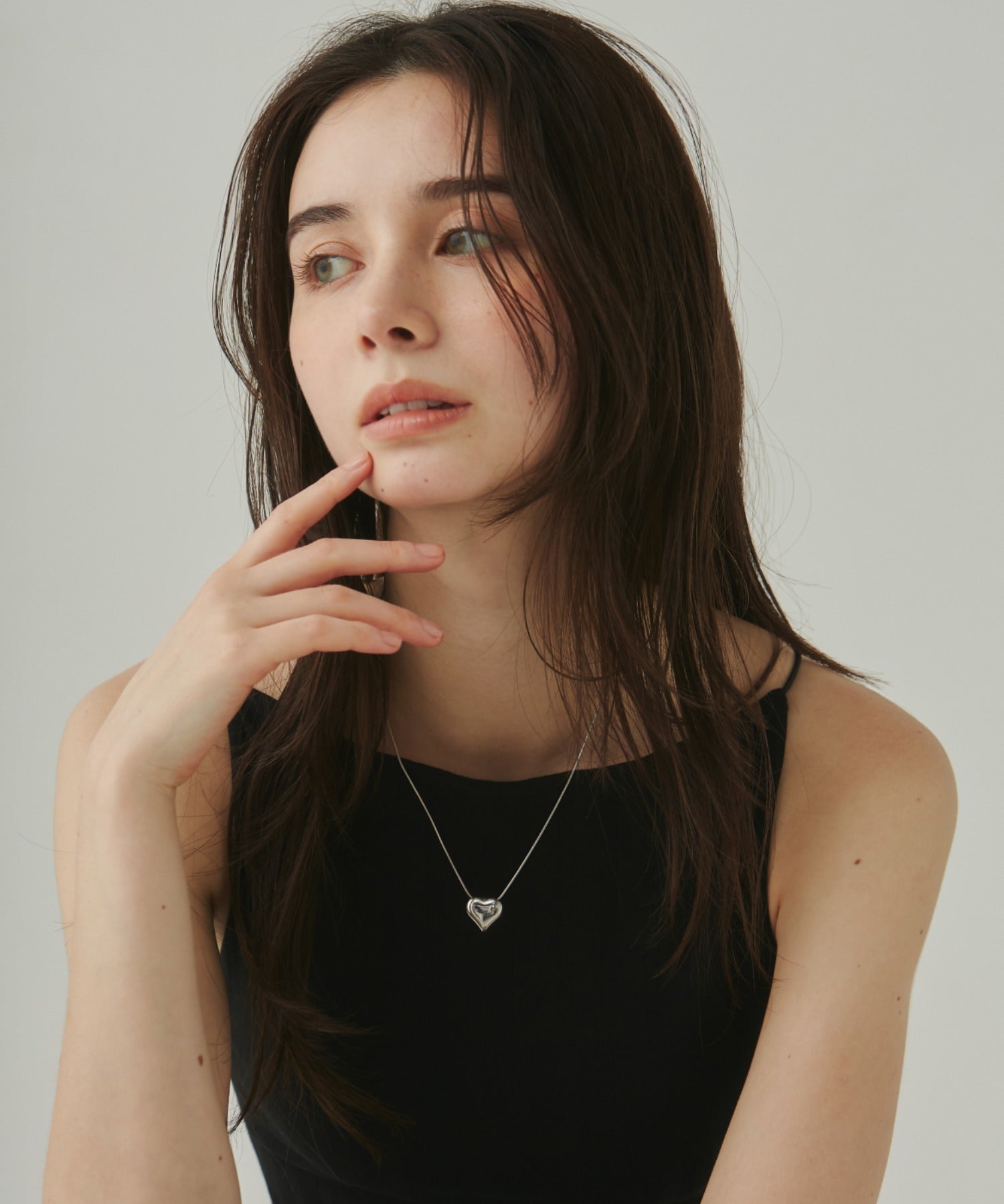 ciite' シーテ ネックレス 【 金属アレルギー対応 】 ハートネックレス サージカルステンレス